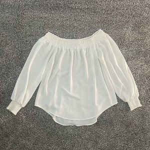 Off-shoulder Express top